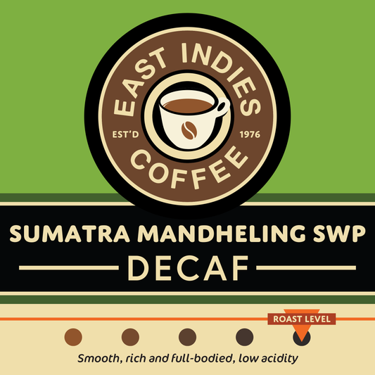 Decaf Sumatra Mandheling Dark Roast Coffee