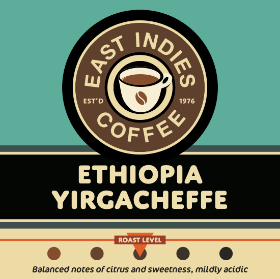 Ethiopian Yirgacheffe Medium Roast Coffee