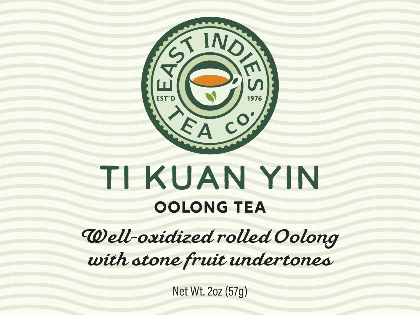 Ti Kuan Yin Oolong Tea 2oz.