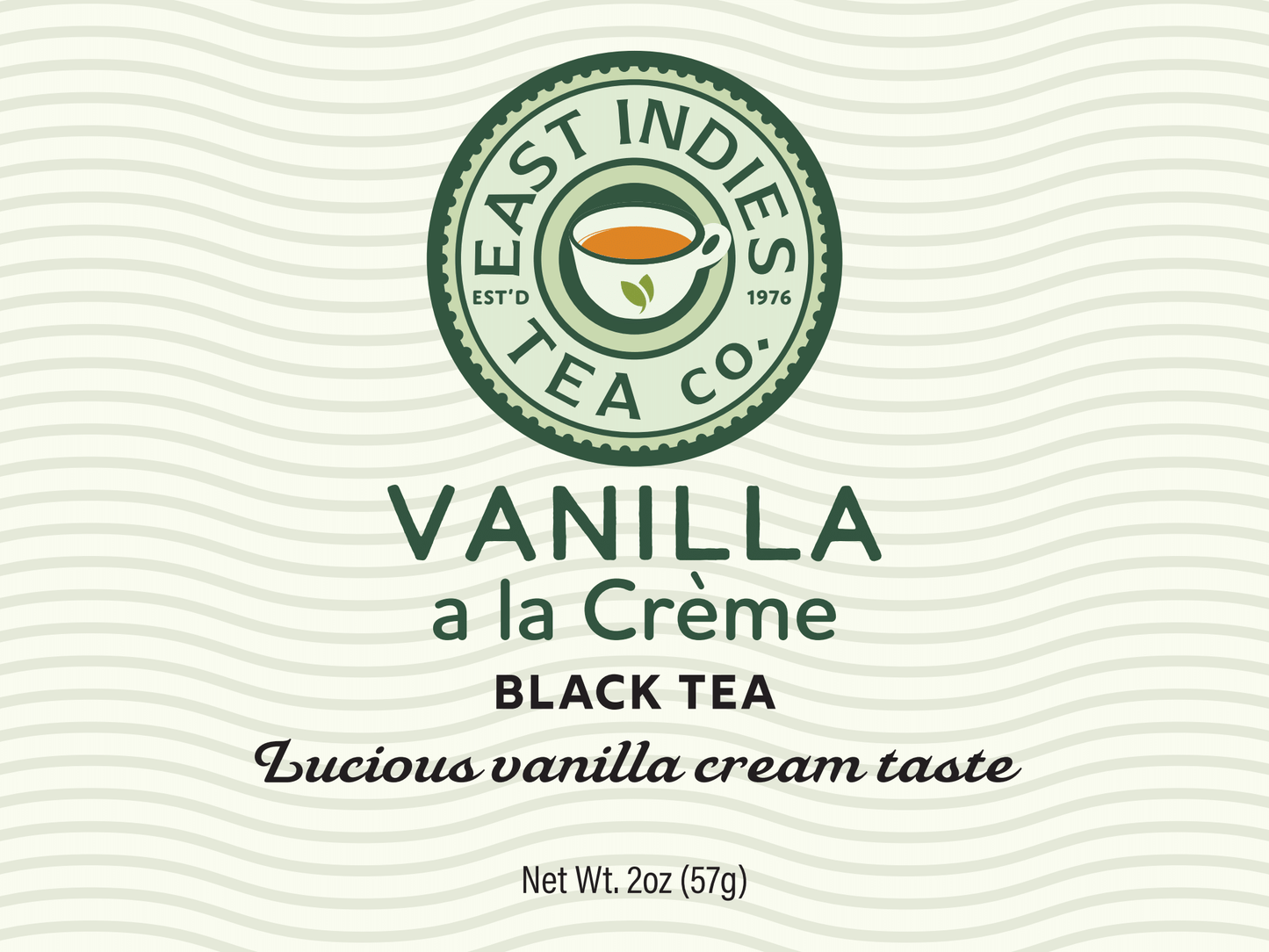 Vanilla a la Creme Black Tea 2oz.