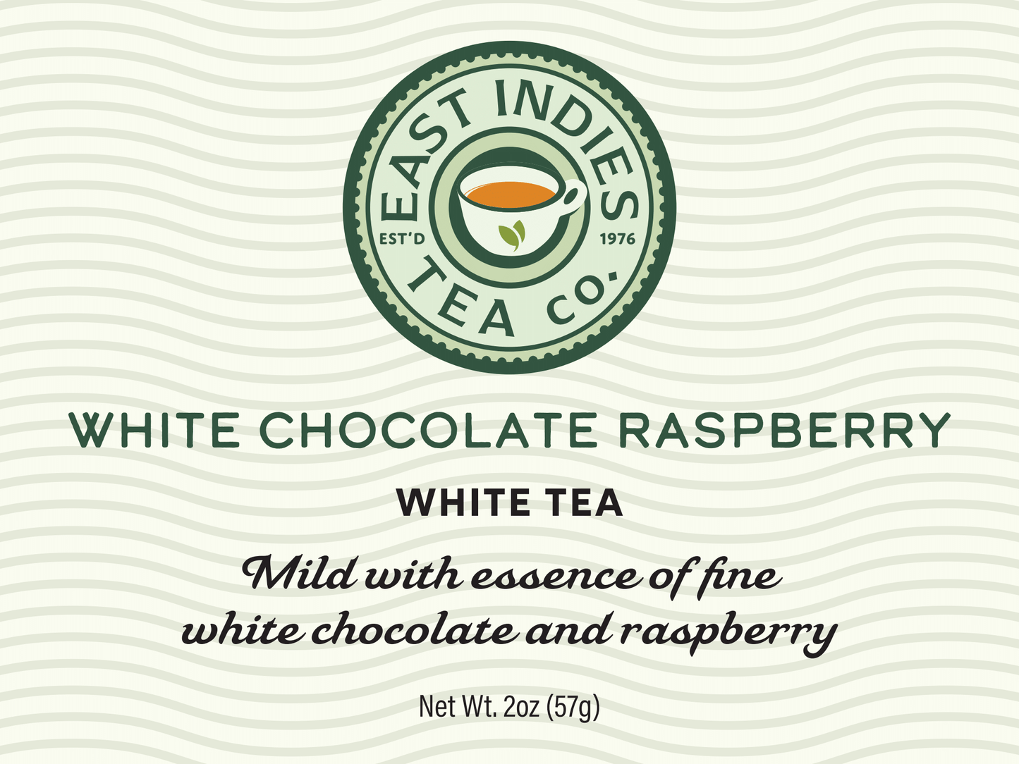 White Chocolate Raspberry White Tea 2oz.